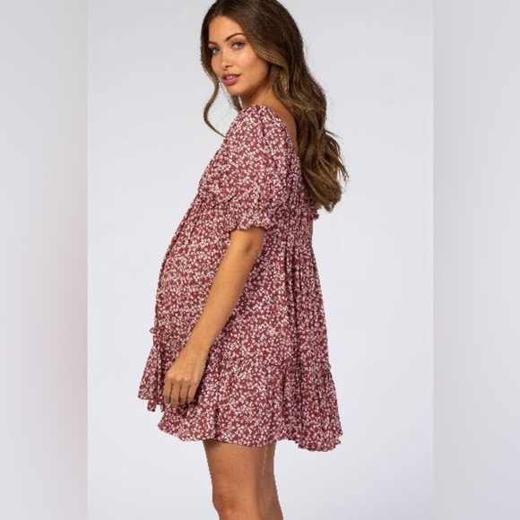 Pinkblush dainty flower floral print mini dress nwt - Picture 2 of 11